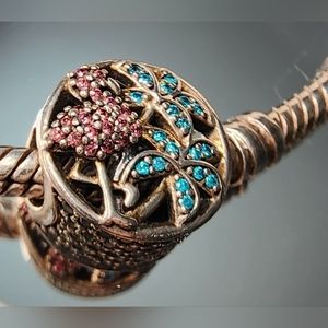 NWOT!! Pandora Tropical Flamingo Charm CZ